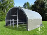 Namiot dla zwierząt gospodarskich 6x6x3,7m, PCV, zielony