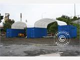 Container shelter PVC, 6X12.19X1.8 m, White
