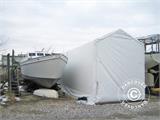 Capannone tenda barca Titanium 3,5x10x3,5x4,5m, Bianco