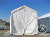 Capannone tenda barche Titanium 5x12x4,5x5,5m, Bianco