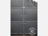 Tente de stockage Titanium 7x7x2,5x4,2m, Blanc/Gris