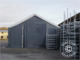 Capannone tenda Titanium 8x9x3x5m, Bianco/Grigio