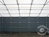 Tente de stockage Titanium 6x6x3,5x5,5m, Blanc/Gris