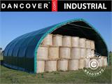 Ladu tent/kaarhall 10x15x5,54m koos liugväravaga, PVC, Roheline