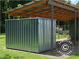 Container, Rigel, 4.1x2.1x2.1 m w/double wing door, Silver