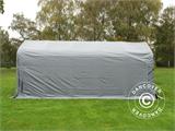 Tente Abri Garage PRO 3,6x6x2,68m PVC, Gris