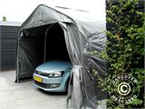 Namiot garażowy PRO 3,6x7,2x2,68m PE, Szary