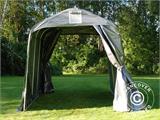 Storage tent PRO 2.4x3.6x2.34 m PE, Grey