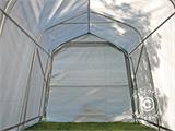 Tente de stockage PRO 2,4x3,6x2,34m PE, Gris