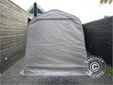Tenda magazzino PRO 2,4x3,6x2,34m PE, Grigio