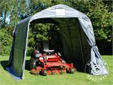 Tenda magazzino PRO 2,4x3,6x2,34m PVC, Grigio Tenda magazzino PRO 2,4x3,6x2,34m PVC, Grigio