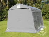 Tenda magazzino PRO 2,4x3,6x2,34m PVC, Grigio Tenda magazzino PRO 2,4x3,6x2,34m PVC, Grigio