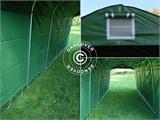 Tente de stockage PRO 2,4x3,6x2,34m PVC, Vert