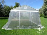 Polytunnel Drivhus, 3,6x7,2x2,68m, PE, 25,92m², Transparent