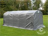 Tente de stockage PRO 2,4x6x2,34m PVC, Gris