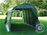 Tenda magazzino PRO 2,4x6x2,34m PVC, Verde