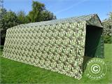 Portable garage PRO 3.3x6x2.4 m PVC, Camouflage