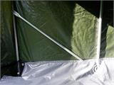 Tenda magazzino PRO 2x2x2m PE, con pavimento, Verde/grigio