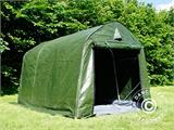 Storage tent PRO 2x3x2 m PE, with ground cover, Green/Grey