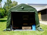 Namiot magazynowy PRO 2,4x2,4x2m PE, z Podłogą, Zielony/Szary