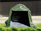 Storage tent PRO 2x2x2 m PE, with ground cover, Green grey
