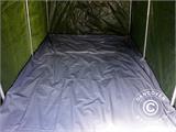 Tenda magazzino PRO 2x3x2m PE, con pavimento, Verde/Grigio