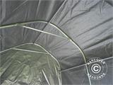 Tente de stockage PRO 2x2x2m PE, avec couverture de sol, Gris
