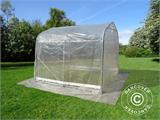 Polytunnel greenhouse, 2.4x2.4x2 m, PE, 5.7 m², Transparent