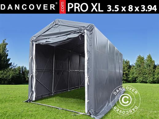 Namiot magazynowy PRO XL 3,5x8x3,3x3,94m, PCV, Szary