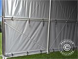 Capannone tenda PRO XL 3,5x8x3,3x3,94m, PVC, Grigio