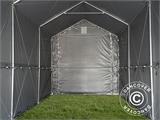 Tente de Stockage PRO XL 3,5x10x3,3x3,94m, PVC, Gris
