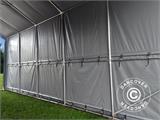 Capannone tenda PRO XL 3,5x10x3,3x3,94m, PVC, Grigio