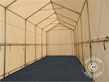 Storage shelter PRO XL 4x12x3.5x4.59 m, PVC, White