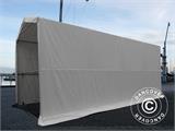 Tente de Stockage PRO XL 3,5x8x3,3x3,94m, PVC, Blanc