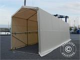 Tente de Stockage PRO XL 3,5x10x3,3x3,94m, PVC, Blanc