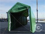 Tente de Stockage PRO XL 4x10x3,5x4,59m, PVC, Vert