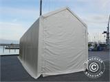 Opslagtent PRO XL 4x10x3,5x4,59m, PVC, Wit