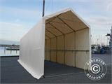 Namiot magazynowy PRO XL 4x10x3,5x4,59m, PCV, Biały