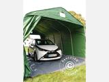 Tenda garage PRO 3,6x6x2,68m PVC, con pavimento, Verde/Grigio