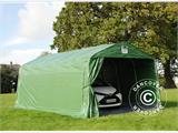 Tenda garage PRO 3,6x6x2,7m PVC con copertura del terreno, Verde