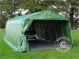 Tenda garage PRO 3,6x8,4x2,7m PVC con copertura del terreno, Verde