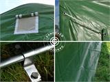 Livestock shelter 3.6x6x2.68 m, PVC, Green