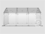 Storage shelter PRO 4x6x2x3.1 m, PVC, Grey
