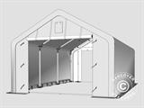 Tenda de armazenagem PRO 4x6x2x3,1m, PVC, Cinza