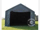 Storage shelter PRO 4x10x2x3.1 m, PVC, Grey