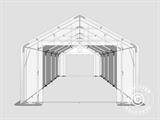 Tenda de armazenagem PRO 4x10x2x3,1m, PVC, Cinza