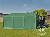 Tente de Stockage PRO 4x6x2x3,1m, PVC, Vert