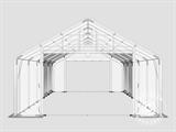 Tenda de armazenagem PRO 5x10x2x3,39m, PVC, Cinza