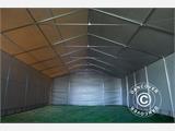 Capannone tenda PRO 8x12x5,2m, PVC, Verde
