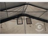 Tente de Stockage PRO 7x7x3,8m PVC, Gris
